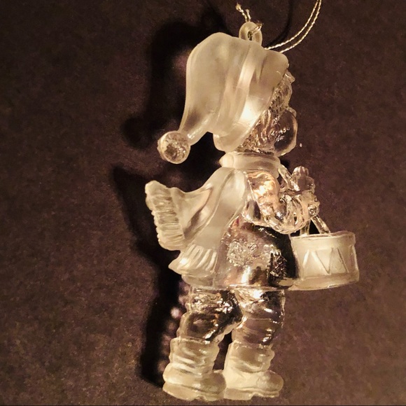 COPY - Frosted Ice look Little Drummer Boy Ornament - Picture 5 of 5
